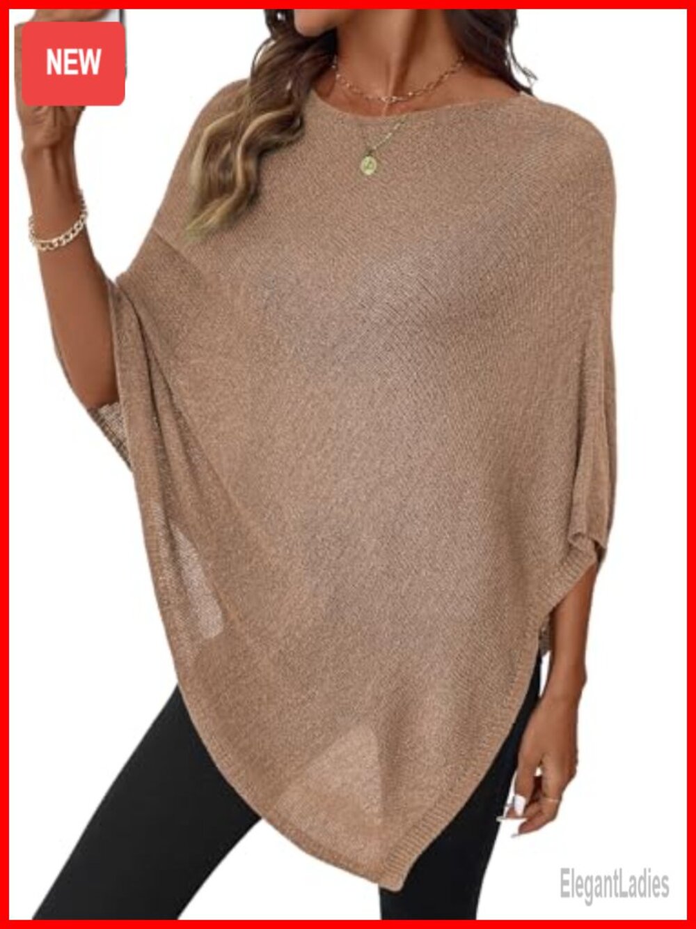 Sheer Knit Crochet Poncho Mesh Summer Top Beach Cover Up